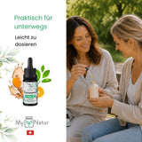 Laden Sie das Bild in den Galerie-Viewer, MyNatur Curcumin + Vitamin C Tropfen