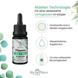 Laden Sie das Bild in den Galerie-Viewer, MyNatur Vitamin D3 K2 Tropfen