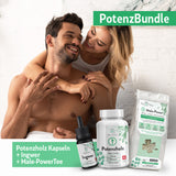 Laden Sie das Bild in den Galerie-Viewer, MyNatur Potenz bundle mit Ingwer Potenzholz Male-Power Tee Damiana Catuaba Ginkgo Muira Puama Camu Camu